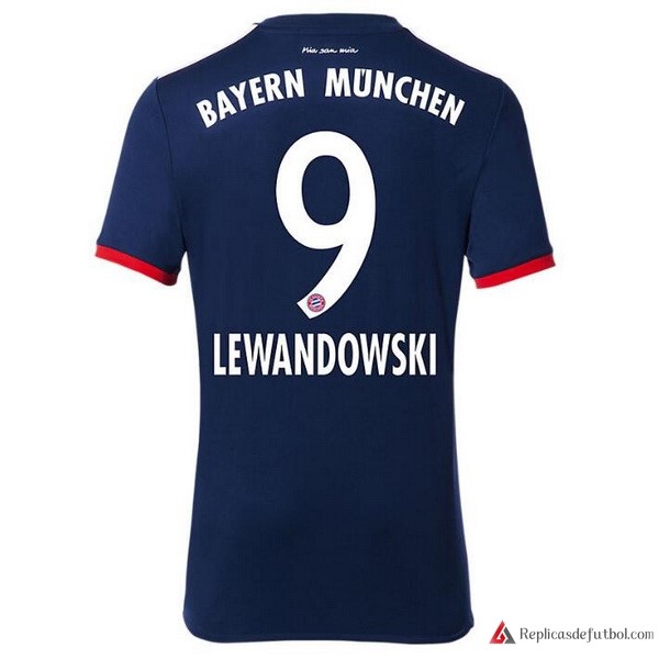 Camiseta Bayern Munich Segunda equipación Lewandowski 2017-2018